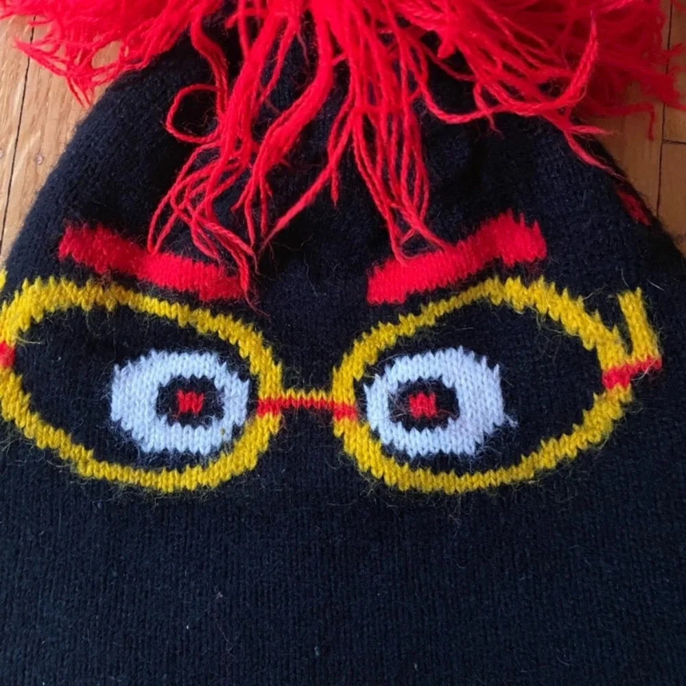 Vintage 1987 McDonald's McKids Winter Knit Hat with PomPom